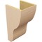 Ekena Millwork 11"W x 11"D x 22"H Wide Greensboro Rough Cedar Woodgrain TimberThane Corbel, Primed Tan CORUR11X11X22GRNRCPR - alternate 5